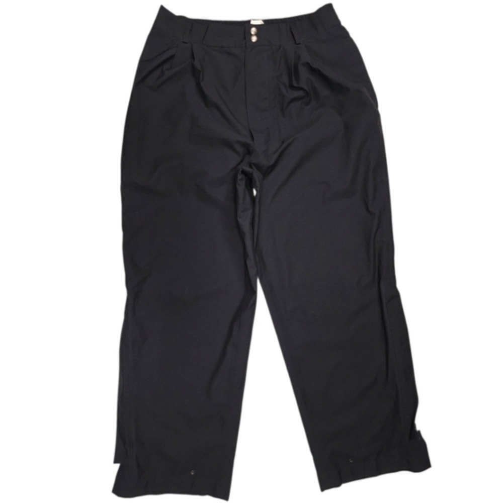 Zero Restriction Tour-Lite Gore-Tex Golf Pants Mens Large Black Rain Slacks L